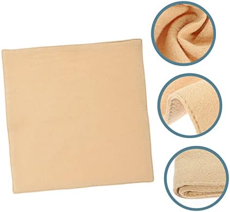 Alipis Cotton Linen Tea Towel for Kitchen Cleaning, Beige Dish Cloth