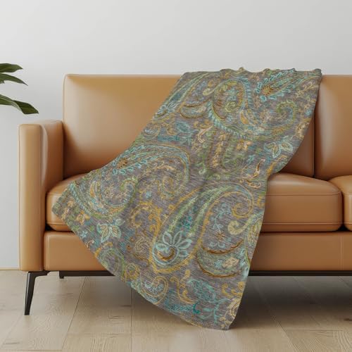 Addison Rugs ASB533 Taupe 50" x 70" Oversized Sherpa Throw Blanket