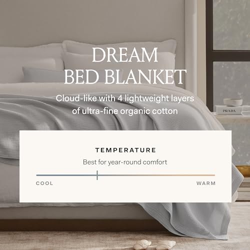 BOLL & BRANCH Dream Bed Blanket, King/Cal King, Sand