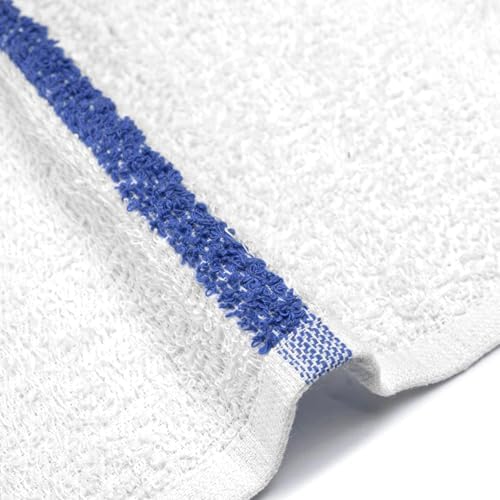 Bar Mops Blue Stripe Pack of 60 Kitchen Towels 16x19 Multi-Purpose for