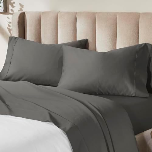 Superior Pavo Cotton Sheet Set, Sateen Weave, Soft Bedding, Modern