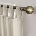 No. 918 Trevor Heathered Texture Semi-Sheer Tab Top Curtain Panel