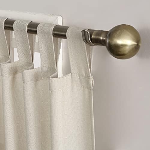 No. 918 Trevor Heathered Texture Semi-Sheer Tab Top Curtain Panel