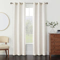 Thomasville Ava Crinkle Textured Window Curtain Panel Set 2 Panels