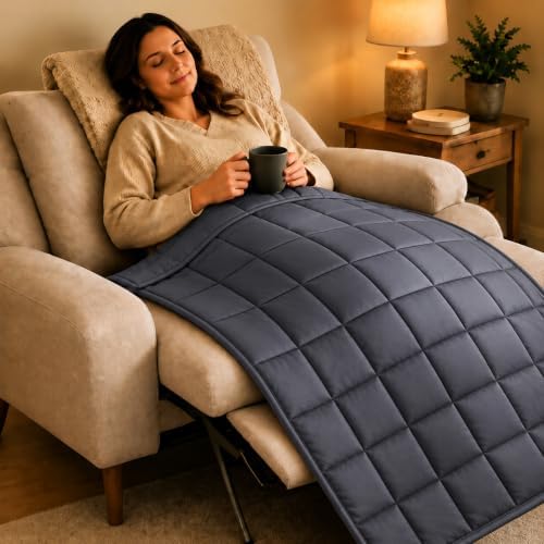 L'AGRATY Weighted Blanket Kids - 40"x60" 10lbs Breathable Childrens