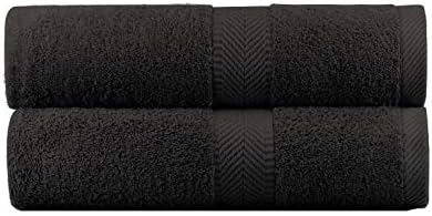 BY LORA 2-Pack Oversized Bath Sheets, Terry Cotton Hotel Large Towels