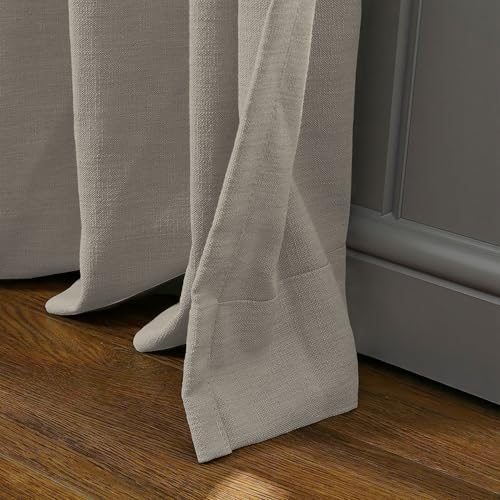 LUSTROWIN Blackout & Light Filtering Curtains for Bedroom & Living