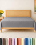 Full Flat Sheet - Single Top Flat Sheet Only - Cooling - Heathered