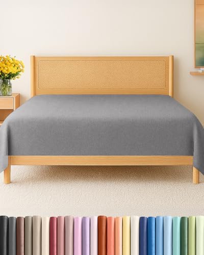 Full Flat Sheet - Single Top Flat Sheet Only - Cooling - Heathered