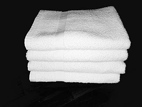 60 Pieces 24x50 White Bath Towels 10 LB