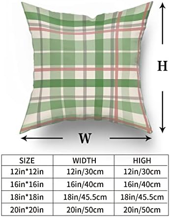Green Coral Pillow Covers 18x18 Set of 2 Light Green Grey Buffalo