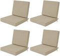 Outdoor Chair Cushions Set of 4, Water-Resistant & Fade-Resistant
