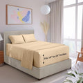 Hearth & Harbor Extra Deep Pocket Twin Sheet Set, Beige Cream