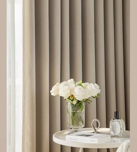 Beydodo Blackout Curtains Living Room 72 Inches, Bedroom Darkening