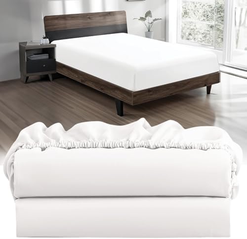 Twin XL Cotton Knit Jersey Fitted Sheets, 2-Pack, 15" Deep Pocket
