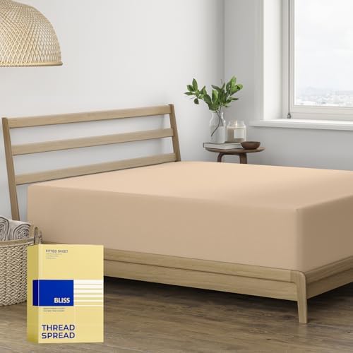 Thread Spread 100% Egyptian Cotton Full Size Fitted Sheet Only - 600