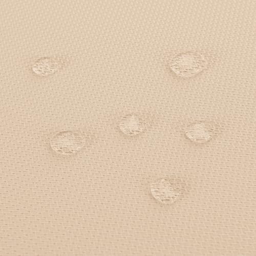Hiasan Jacquard Textured Rectangle Tablecloth 60x102 Inch, Beige