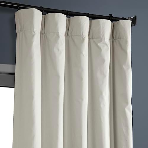 HPD Half Price Drapes Cotton True Blackout Curtains 120 inches long