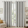 Joydeco Blackout Curtains for Bedroom 2 Panels, 52"W x 108"L, Greyish
