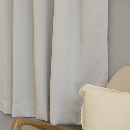 Home Fashion Thermal Insulated Blackout Curtains - Back Tab/Rod Pocket