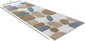Ramanta Home Cotton Pebble Stone Bath Runner - Grey Beige 24x60 Inches