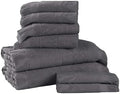 SUPERIOR Cotton 8 Piece Towel Set, Quick Dry, Bathroom Essentials
