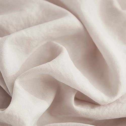HESBITEUL 100% Washed Microfiber 3pcs Bedding Duvet Cover Set - Soft