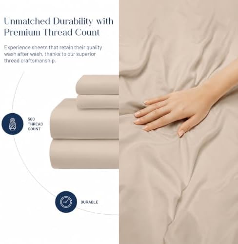Westbrooke 475 Thread Count 100% Long Staple Cotton Sateen Sheet Set