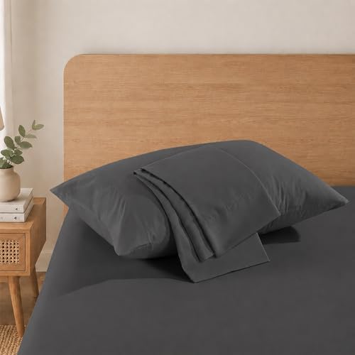 Queen Pillow Cases Set of 6, Ultra Soft Wrinkle-Free Microfiber Pillow