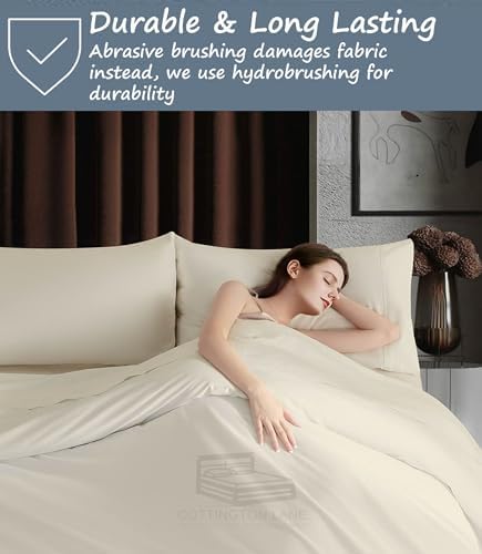 Cottington Lane 4 Piece Full Size Sheet Set, Hotel Quality Bedding