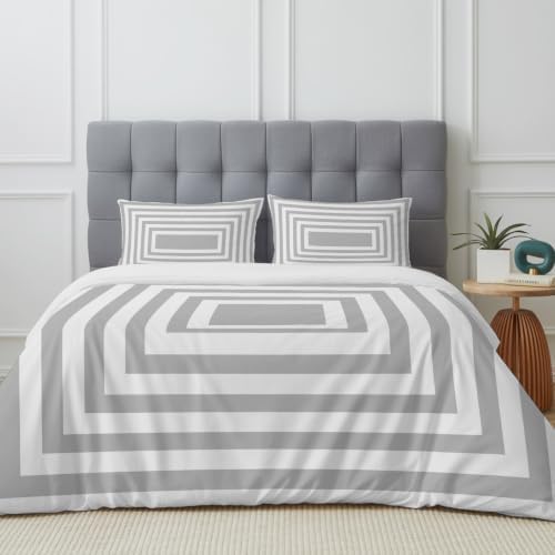 Abstract Art Queen Duvet Cover Set - 4 Pcs Comforter Cover Bedding