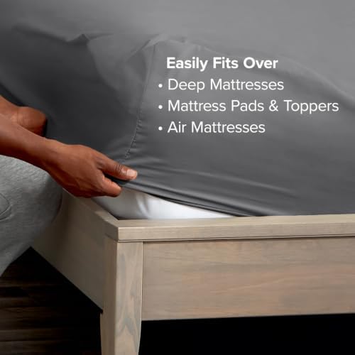 Bare Home Deep Pocket Fitted Sheet