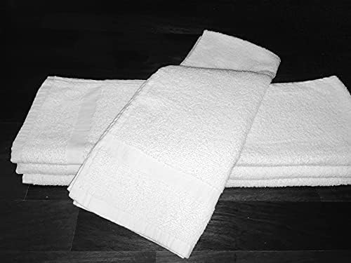 60 Pieces 22x44 White Bath Towels 6#