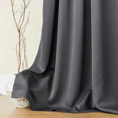 SHINELAND Drak Gray 120 Inches Long 2 Panels Set Thermal Insulated