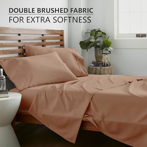 American Home Collection King Sheet Set - Ultra-Soft Microfiber