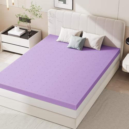 Sweetcrispy 3 Inch Queen Cooling Gel Memory Foam Mattress Topper
