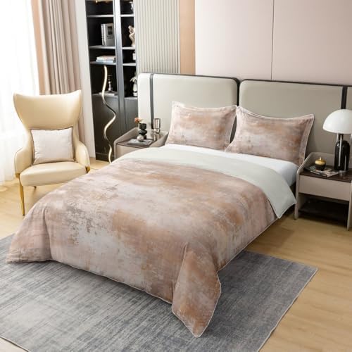 Erosebridal 100% Cotton Watercolor Tie Dye Queen Duvet Cover,Ombre