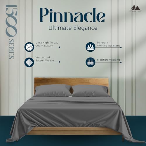Mayfair Linen 100% Egyptian Cotton Sheets King Size - 1500 Series King