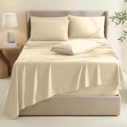 Hearth & Harbor Extra Deep Pocket King Size Sets - Fits Mattress 18-24
