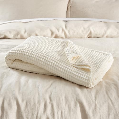 Levtex Home - Waffle Blanket - King Size (108x86in) - Textured Waffle