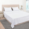 Mejoroom Full Size Sheet Sets - Hotel Luxury 1800 White Sheet