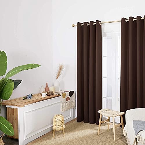 2 Panel Blackout Grommet Curtains Perfect for Making Your Bedroom and