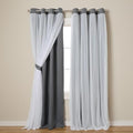 TOWN & COUNTRY LUXE Talia Double Layer Indoor Curtains, Sheer and Room