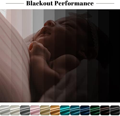 nanbowang Coffee Brown Velvet Curtains - 42 Inches Width 72 Inches
