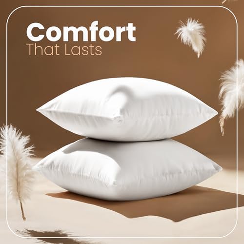 Utopia Bedding 20x20 Pillow Inserts, White Throw Pillows for Couch