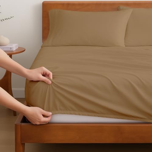 Queen Size 3 PCs Fitted Sheets (1 Fitted Sheets & 2 Pillow case)