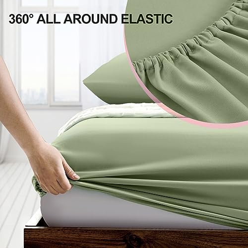 FreshCulture Queen Fitted Sheet Only - Hotel Quality Ultra Soft &