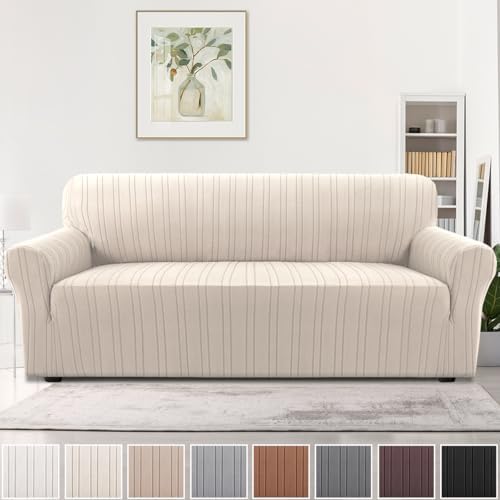 H.VERSAILTEX High Stretch Sofa Slipcover 1-Piece Couch Cover Non Slip