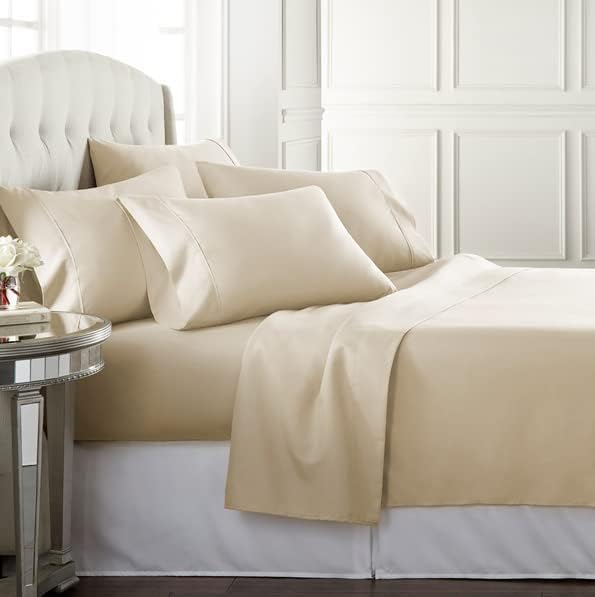 Danjor Linens Bed Sheet Set King Size for Hot Sleepers, Hotel Premium