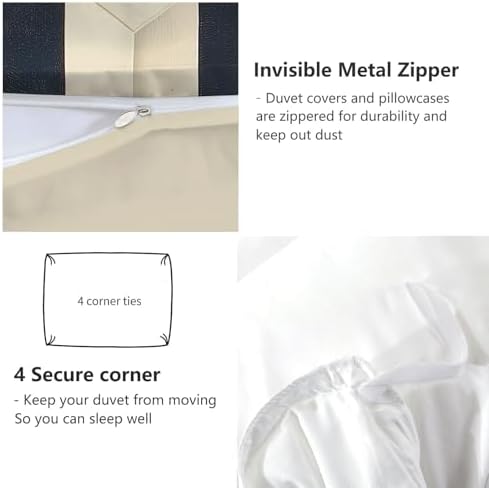 Comforter Cover Minimalist Geometric Lines Cube Bedding Set